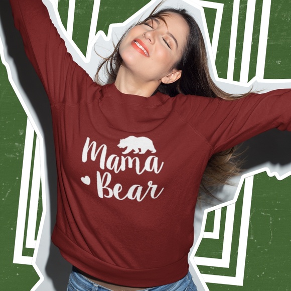 T-Shirt Addicts Tops - Mama Bear Sweatshirt